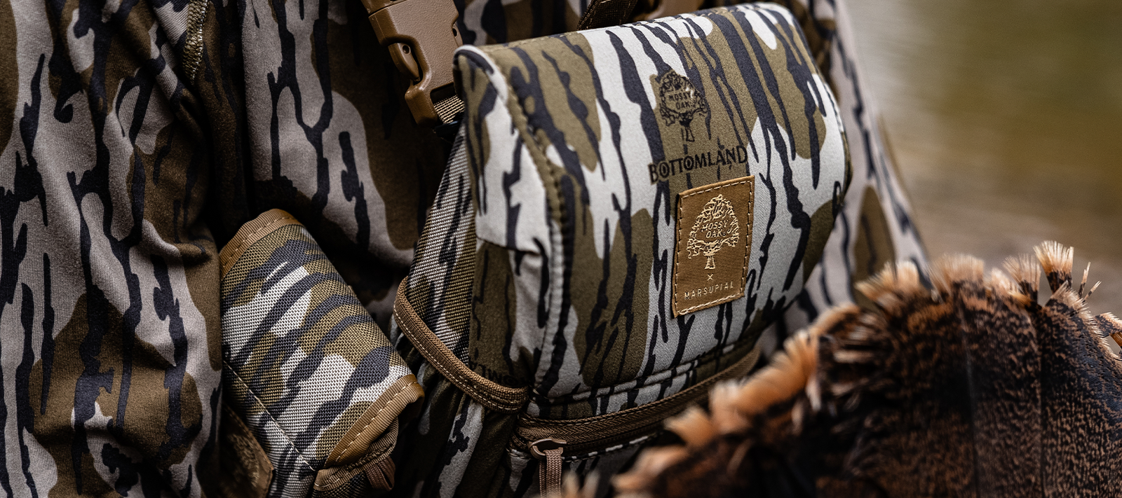 Mossy Oak Bottomland x Marsupial Gear
