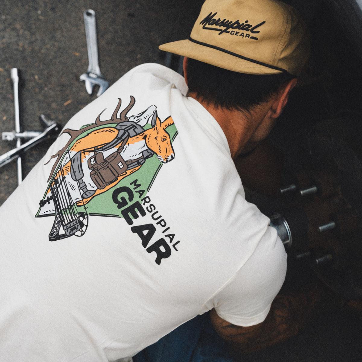 Marsupial Elk Tee