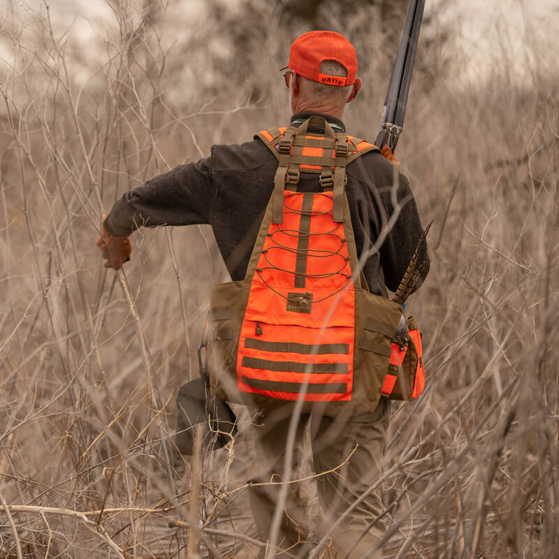 blaze orange upland vest