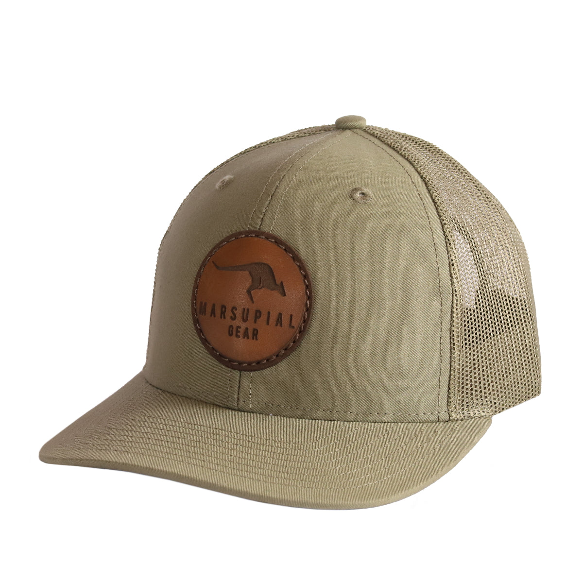 Circle Leather Patch Hat - Marsupial Gear